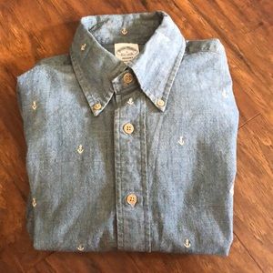 Brooks Brothers Oxford Button Down Chambray Shirt